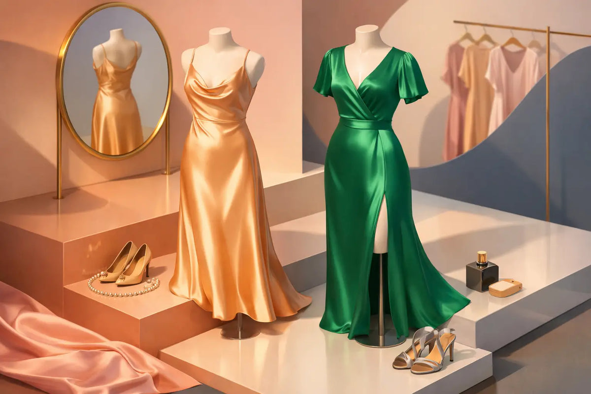 Vintage Silk Dresses With Modern Presence