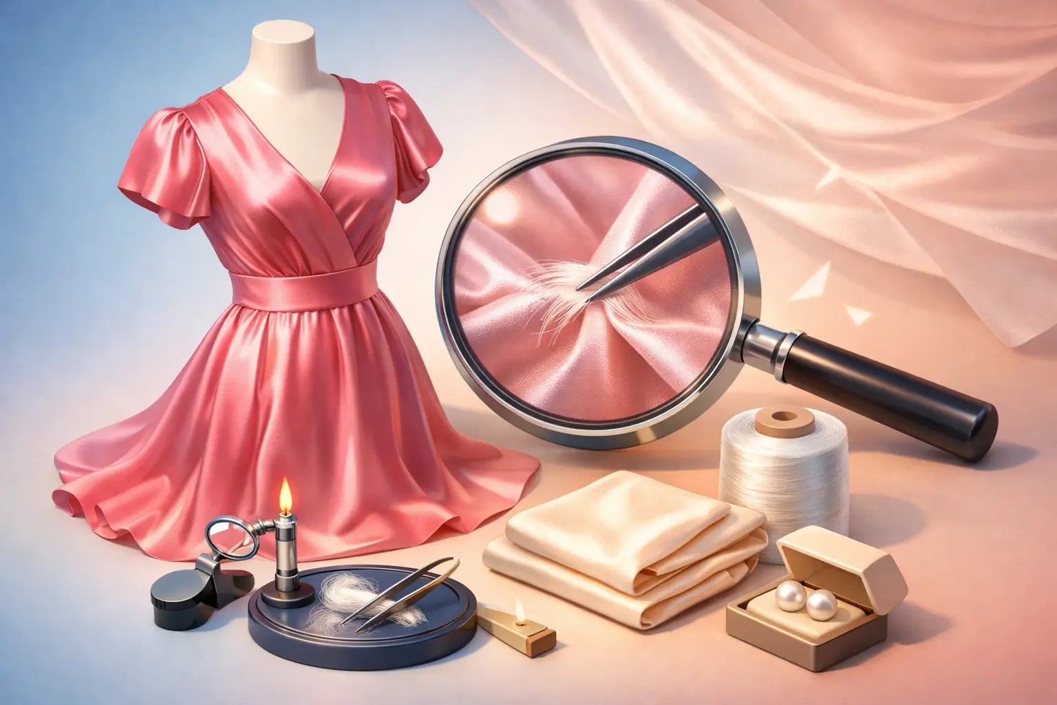 How to Identify Real Silk in a Vintage Dress