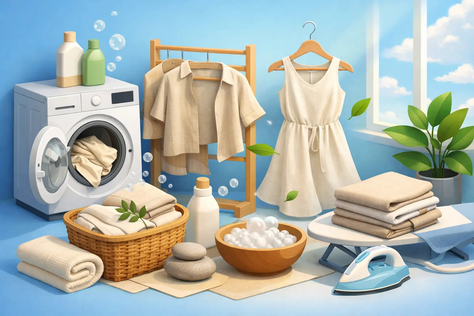 How to Wash Linen Clothes Without Losing Their Ease
