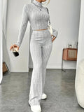 Women Fall Winter Loose Sweatshirt Two Piece Set Long Sleeve Top And Pants Outfit Casual Inner Matching Suit | Mode