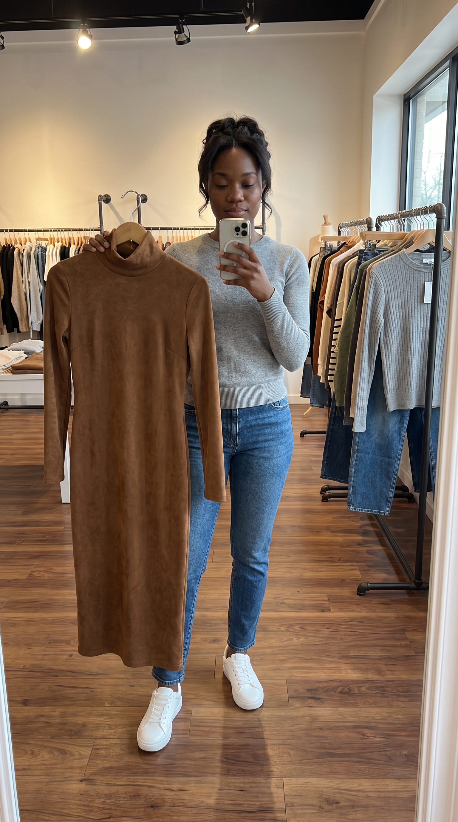 2026 New Autumn And Winter Sexy Slim Long-Sleeved Bottoming Dress For Women Slimming Look With Coat And Elegant Hip-Hugging Skirt