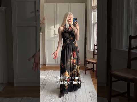 2026 Summer European And American Style Elegant Hollow-Out Stand-Collar Sleeveless Printed Dress With Waist-Cinching Slimming Effect And A-Line Flared Long Skirt