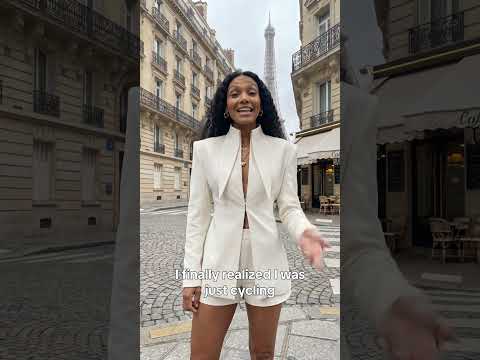 Blazer péplum ajusté à col pointu unique