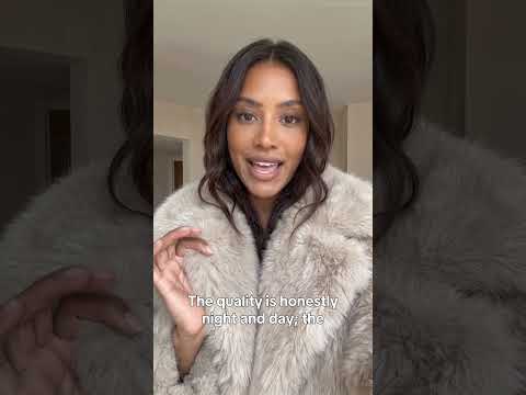 Manteau court en coton chaud à grand revers pour femme