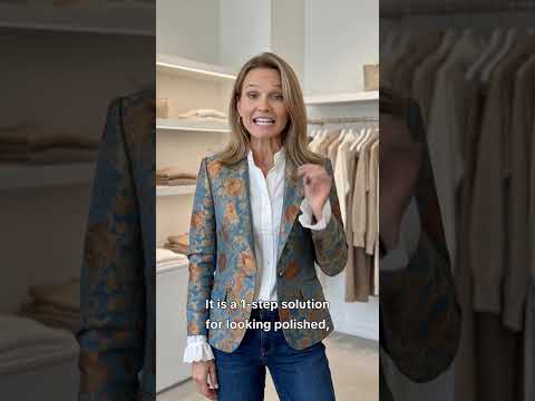 Blazer Printemps Rétro Style Européen et Américain